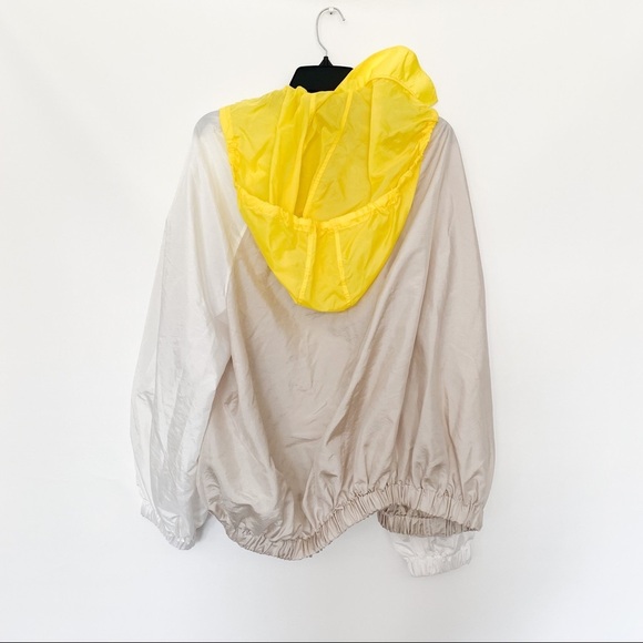 Tibi CONTRAST SLEEVE JACKET/ DETACHABLE HOOD - Picture 3 of 7